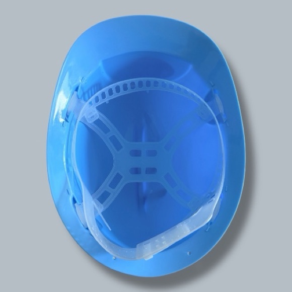 Kids Blue Construction Helmet Costume Accessory - Picture 6 of 6